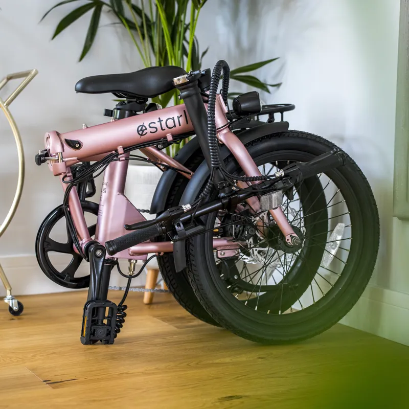 estarli e20 Electric Folding Bike Pink-7